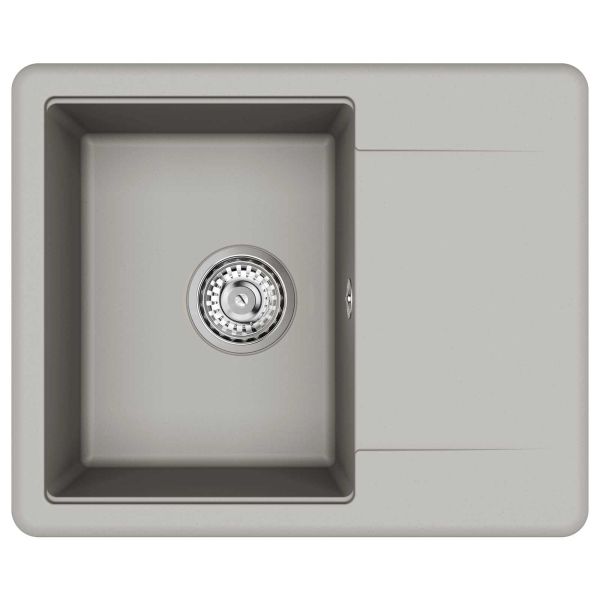 Мивка Сив 560 x 460 мм 80% Кварц и 20% Смола