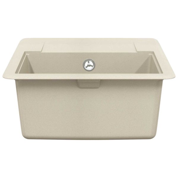 Мивка Бежово 560 x 460 мм 80% Кварц и 20% Смола