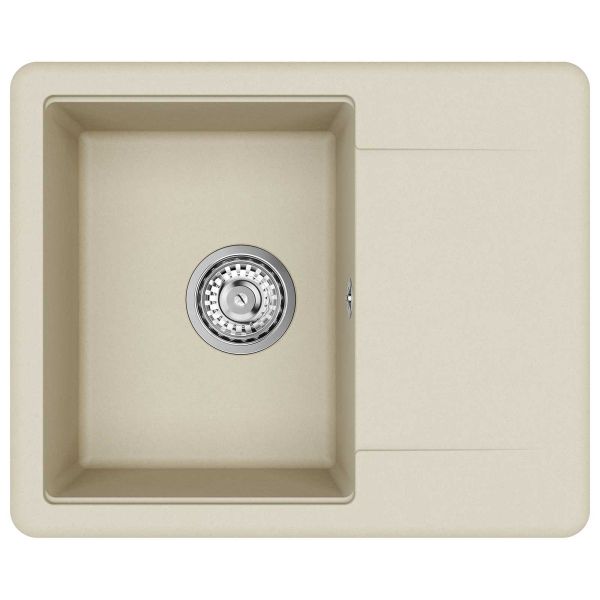 Мивка Бежово 560 x 460 мм 80% Кварц и 20% Смола