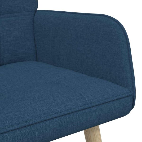 Диван с два места Синьо 115 x 61 x 87 см текстил