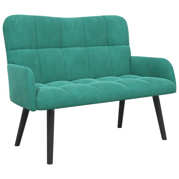 Диван с два места Тюркоаз 115 x 61 x 87 см Кадифе