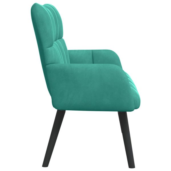 Диван с два места Тюркоаз 115 x 61 x 87 см Кадифе