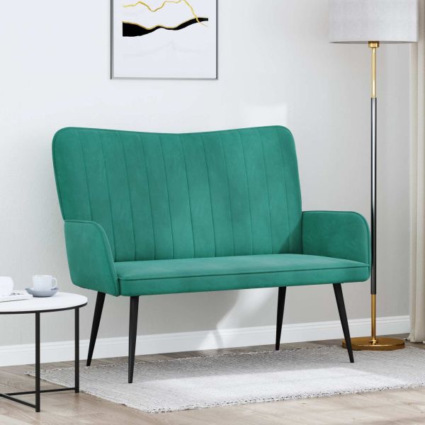 Диван с два места Тюркоаз 115 x 61 x 87 см Кадифе