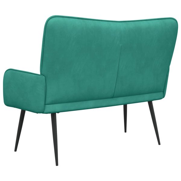 Диван с два места Тюркоаз 115 x 61 x 87 см Кадифе