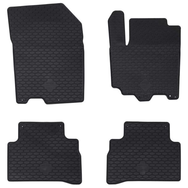 Автомобилен килим 4 pcs Черно подходящ за Suzuki VITARA 2015-