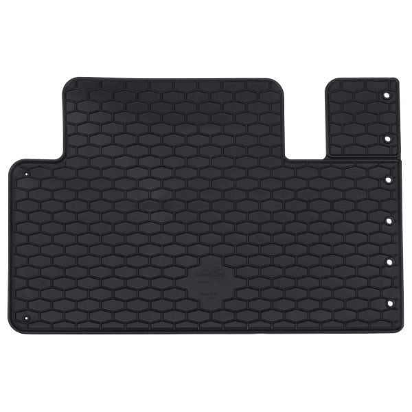 Автомобилен килим 4 pcs Черен Каучук