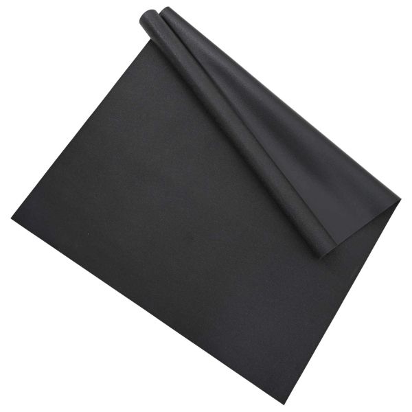 Мат за спортна защита Черен 243 x 152 x 0,6 см Високоплътен PVC
