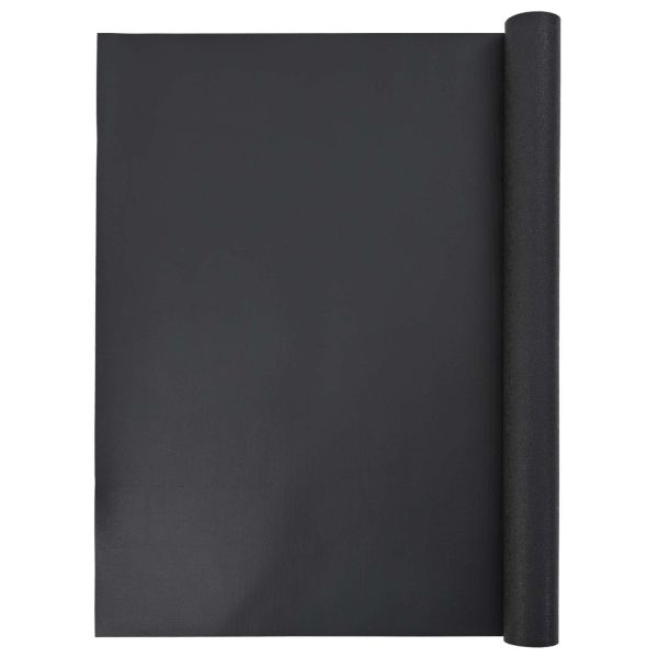 Мат за спортна защита Черен 243 x 152 x 0,6 см Високоплътен PVC
