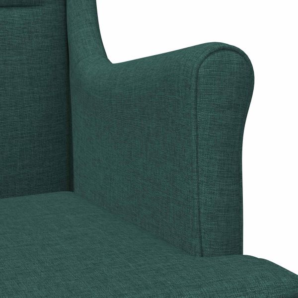 фотьойл Тъмен зелен текстил