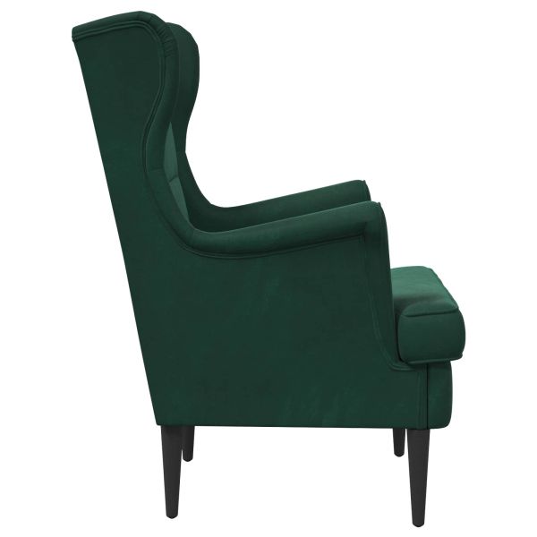 фотьойл Тъмен зелен Кадифе