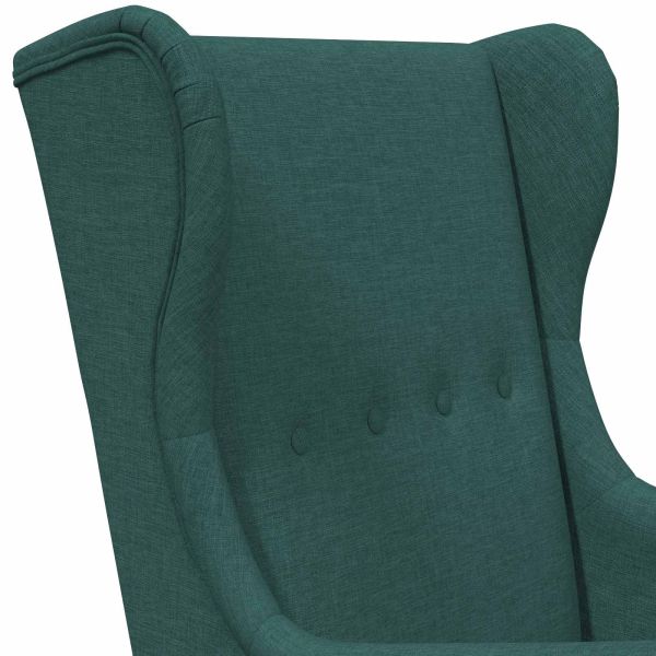 фотьойл Тъмен зелен текстил