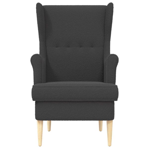 фотьойл Тъмен сив текстил