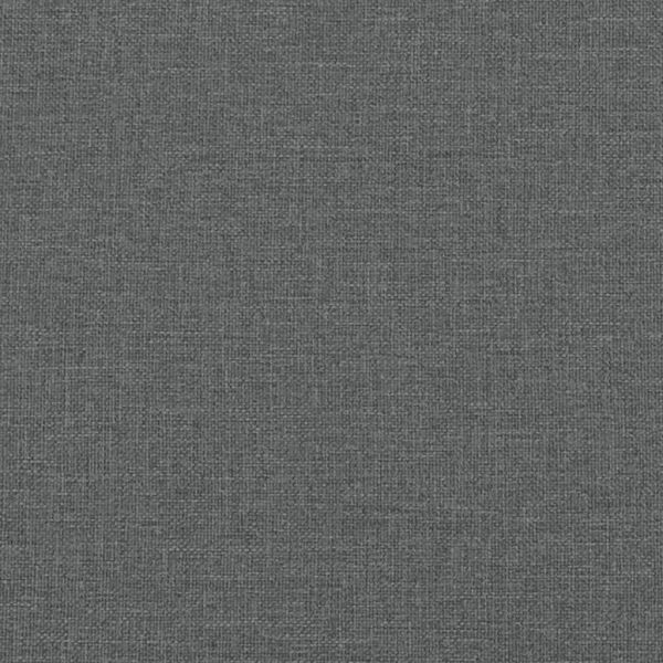 Боксспринг легло с матрак, тъмносиво, 140x200 см, плат