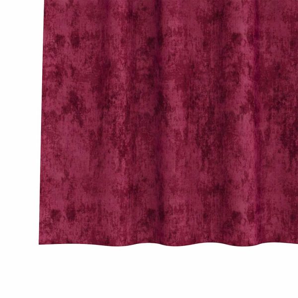 Кадифени завеси С завеси 2 pcs виненочервен 225 x 140 см Кадифе