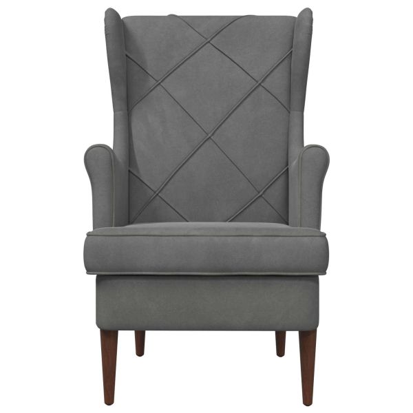 фотьойл Тъмен сив Кадифе