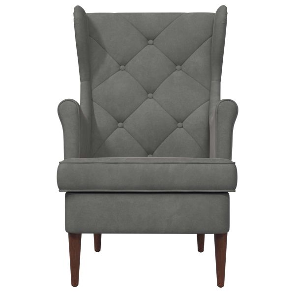 фотьойл Тъмен сив Кадифе