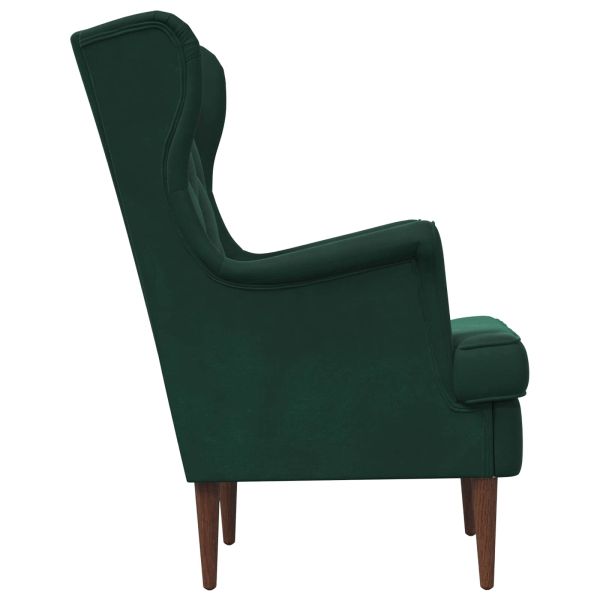 фотьойл Тъмен зелен Кадифе