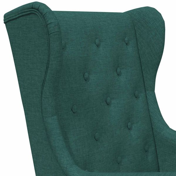 фотьойл Тъмен зелен текстил