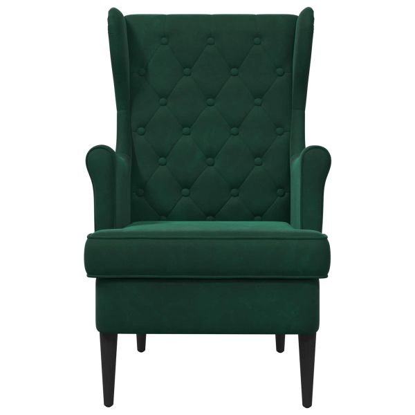 фотьойл Тъмен зелен Кадифе