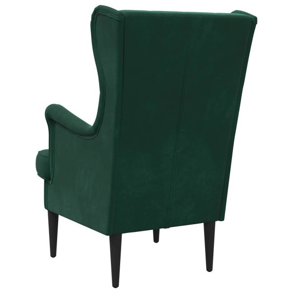 фотьойл Тъмен зелен Кадифе