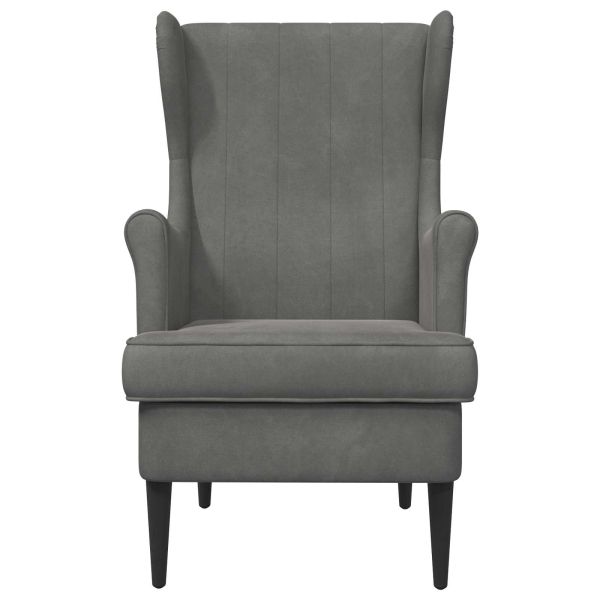 фотьойл Тъмен сив Кадифе