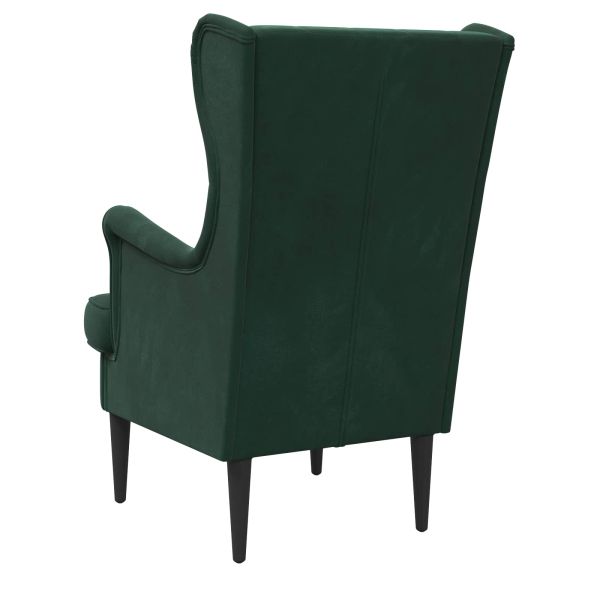 фотьойл Тъмен зелен Кадифе