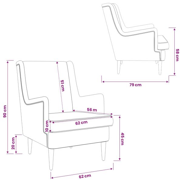 фотьойл Черен текстил