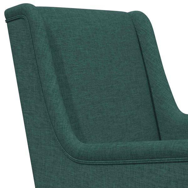 фотьойл Тъмен зелен текстил