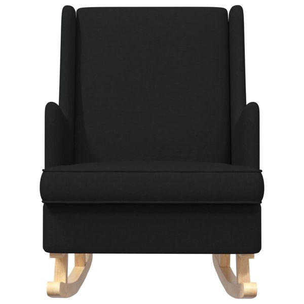 Люлеещ се стол Черен 62 x 80 x 85 см текстил