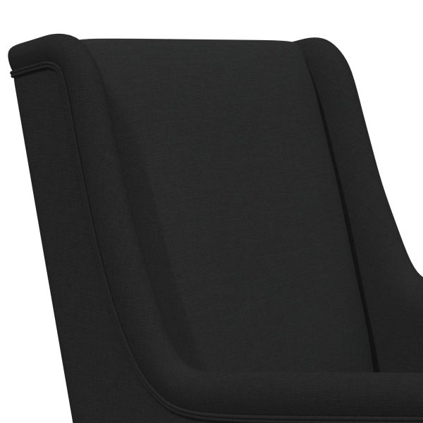 Люлеещ се стол Черен 62 x 80 x 85 см текстил