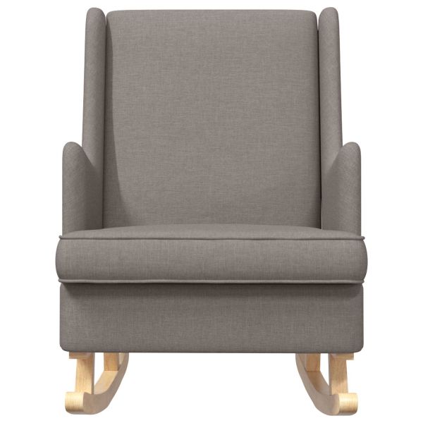 Люлеещ се стол Таупе 62 x 80 x 85 см текстил