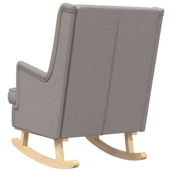 Люлеещ се стол Таупе 62 x 80 x 85 см текстил