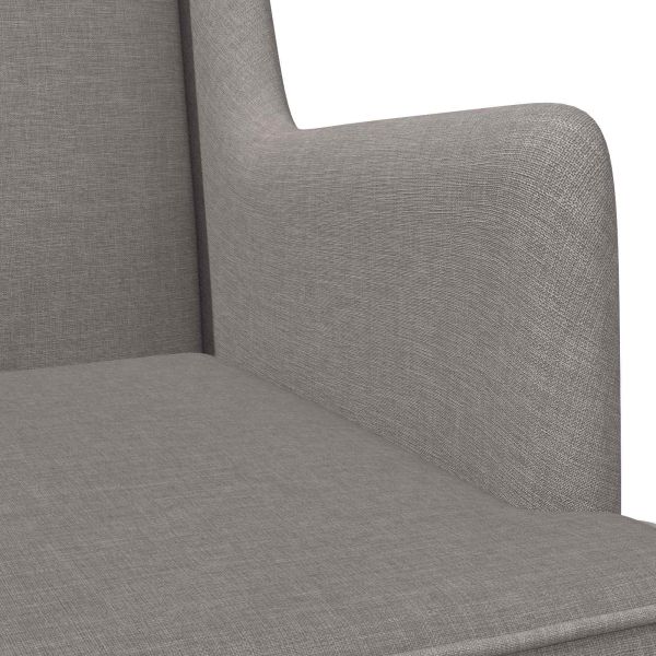 Люлеещ се стол Таупе 62 x 80 x 85 см текстил