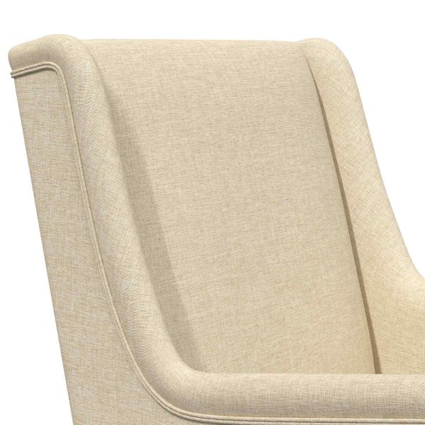 Люлеещ се стол Крем 62 x 80 x 85 см текстил