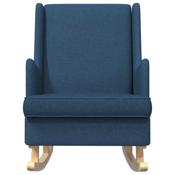 Люлеещ се стол Синьо 62 x 80 x 85 см текстил