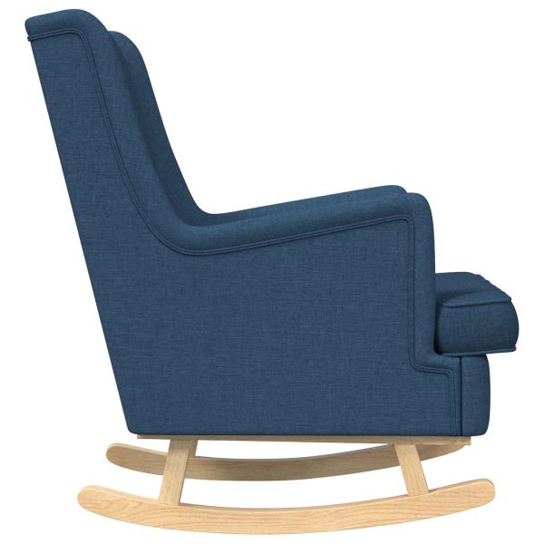 Люлеещ се стол Синьо 62 x 80 x 85 см текстил