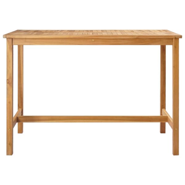 Бар маса Натурално 150 x 75 x 105 см Солидно тиково дърво