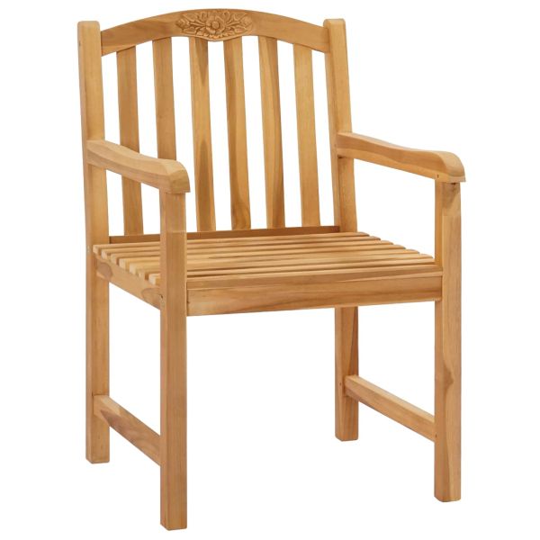 Ръчно изработен стол с рози 2 pcs Натурално 58 x 60 x 90 см