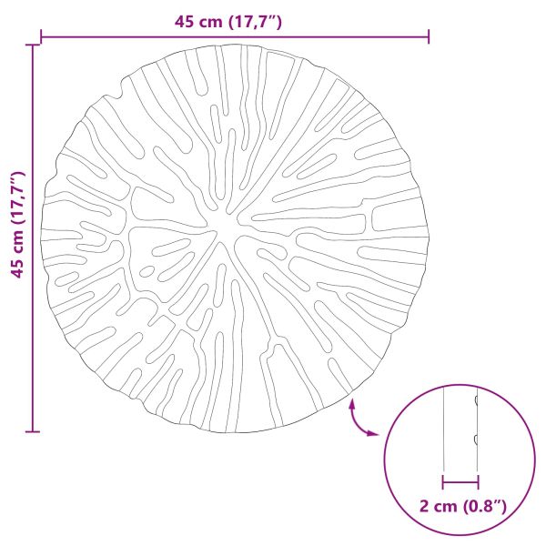 Стъпаловиден камък 6 pcs Черен Ø 45 x 1,8 см Каучук
