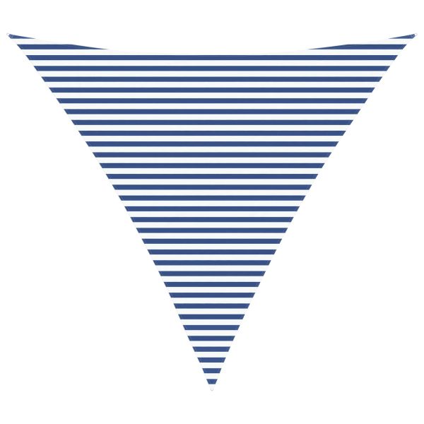 Слънчево платно за сянка Синьо и бяло 6 x 6 x 6 m