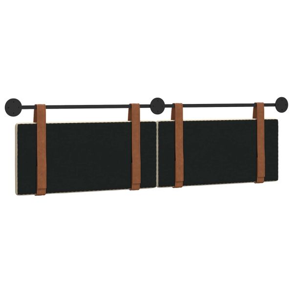 Висяща табла Монтиране на стена Крем 190 x 55 x 5 см Антично PU