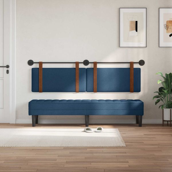 Висяща табла Едноцветен Синьо 190 x 55 x 5 см Антично PU