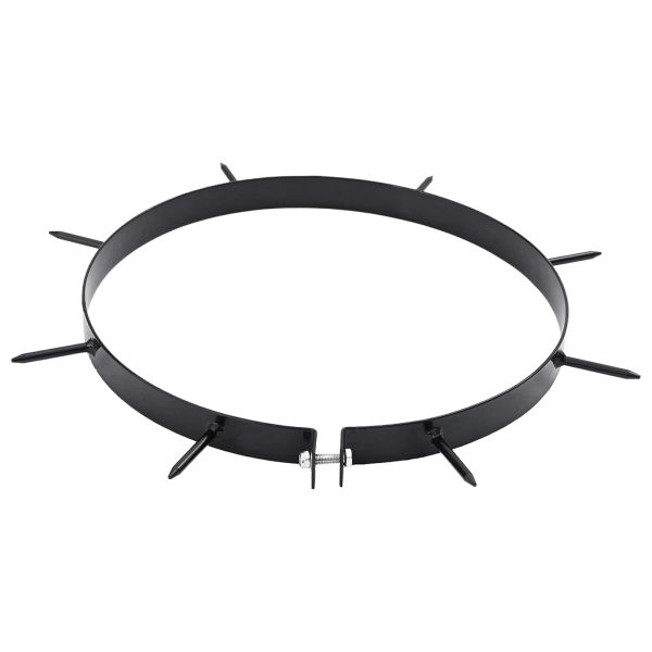 Клапа за Аератор за Трева с Спици 5 pcs Черен Ø 320 мм Желязо