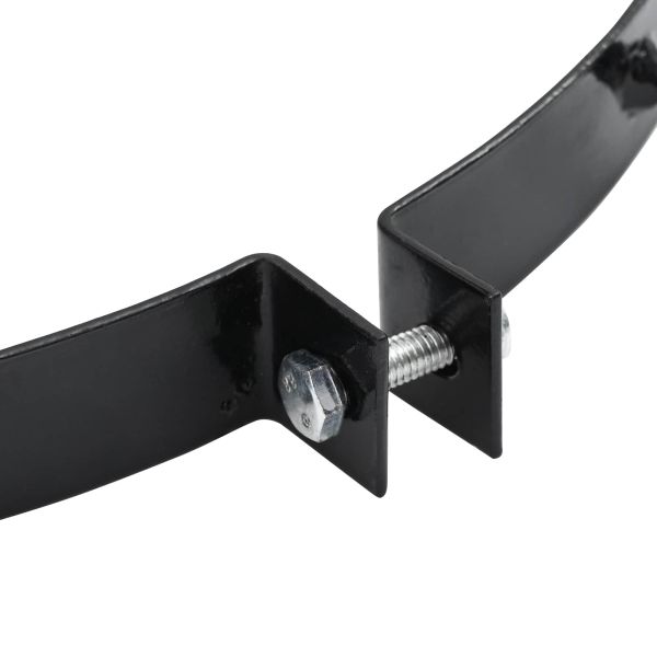 Клапа за Аератор за Трева с Спици 5 pcs Черен Ø 320 мм Желязо