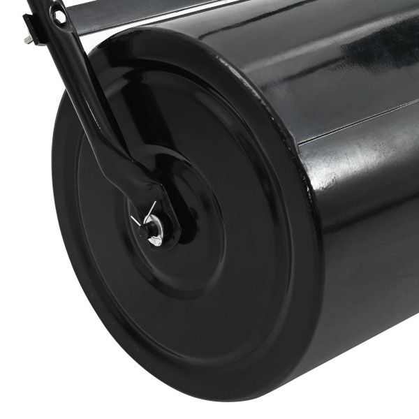 Градински ролер за тревни площи Черно 110 x 52 см Желязо