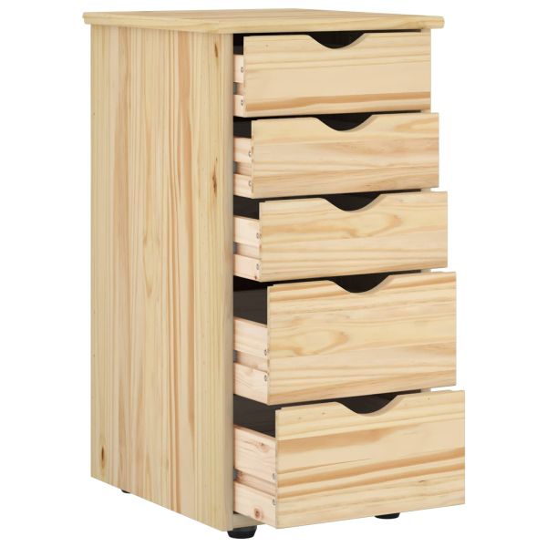 За шкафове Кафяво 34 x 39 x 61,5 см Солиден бор