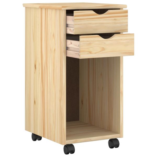 Плъзгащ кабинет Кафяво 34 x 39 x 65,5 cm Масивна боровина