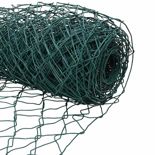 Оградa от мрежа Зелен 2 x 10 m Стомана