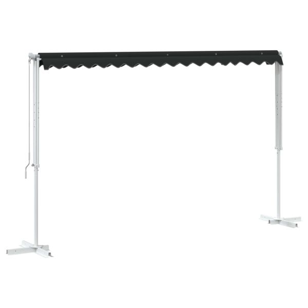 Самостоятелен сенник Антрацит 4 × 3 m Полиестер