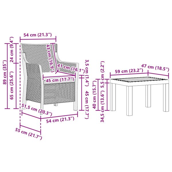 Комплект за отдих с възглавница 3 pcs Бяло ПП